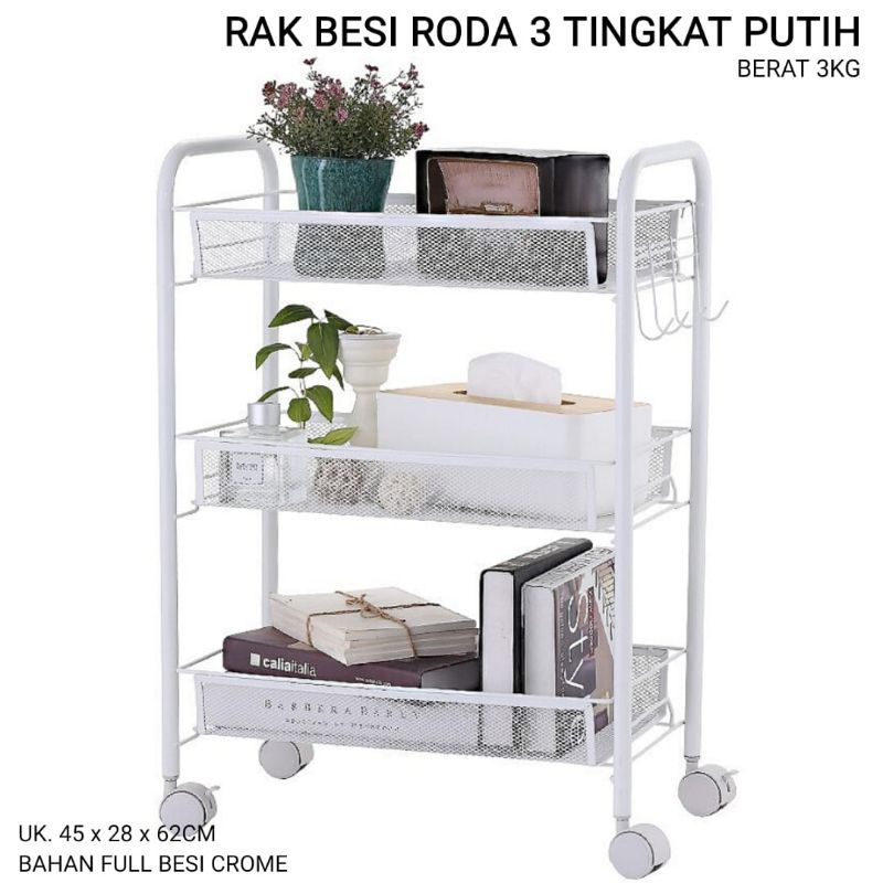 Jual RAK BESI RODA / RAK DORONG SERBAGUNA | Shopee Indonesia