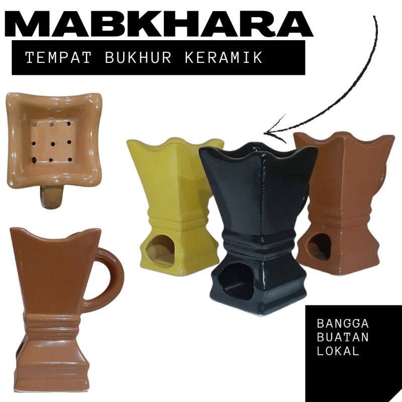 Jual Tempat Bukhur Keramik Mabkhara Buhur Prapen | Shopee Indonesia
