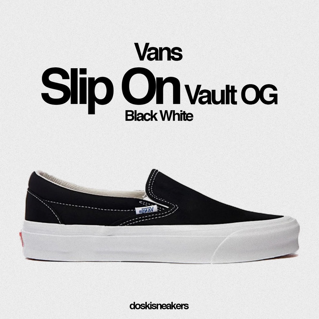 Vans slip cheap on bw ori