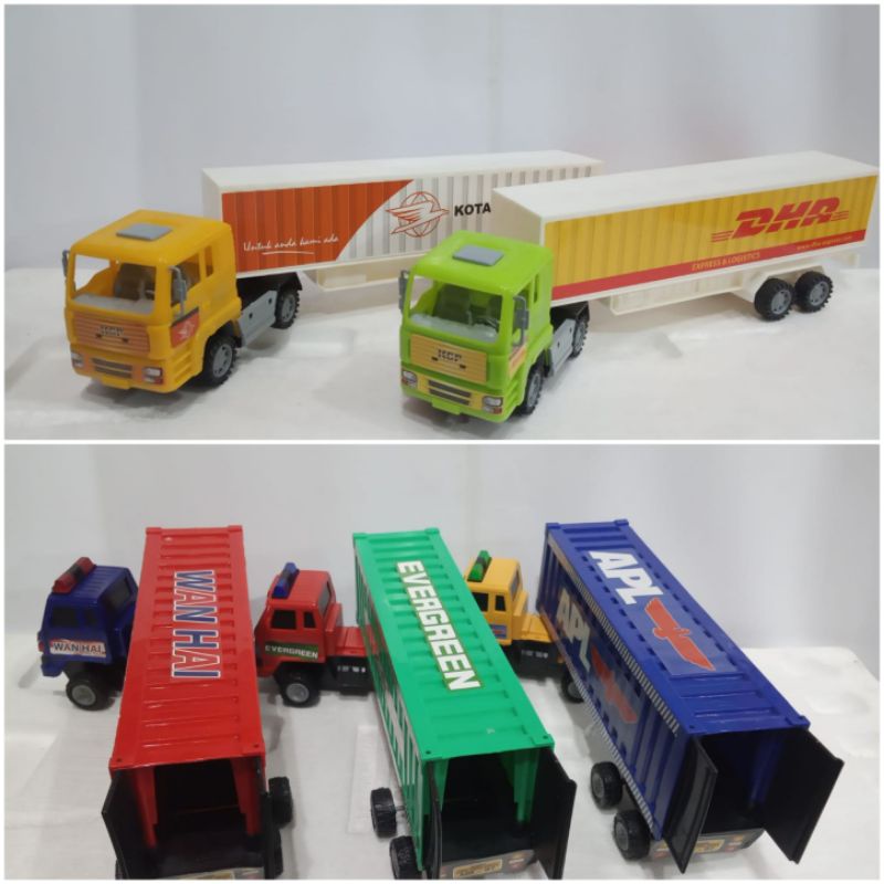 Jual Truck Container Box Mainan Anak Truk Kontainer Bok Panjang ...