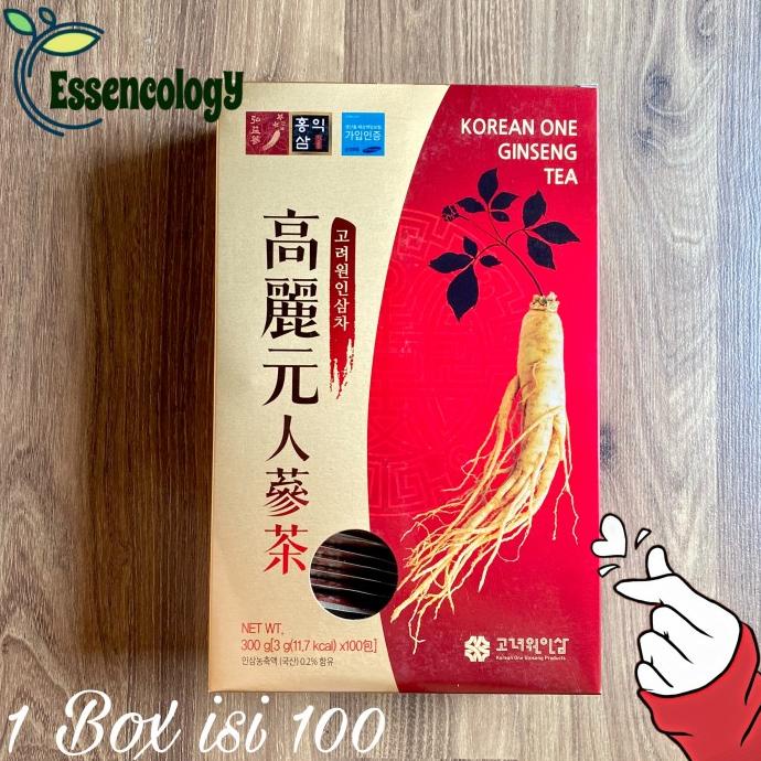 Jual Korean One Red Ginseng Tea Teh Ginseng Korea 1 Box isi 100s