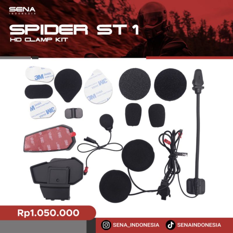 Jual Sena Clamp Kit Spider ST1 HD Speakers Shopee Indonesia