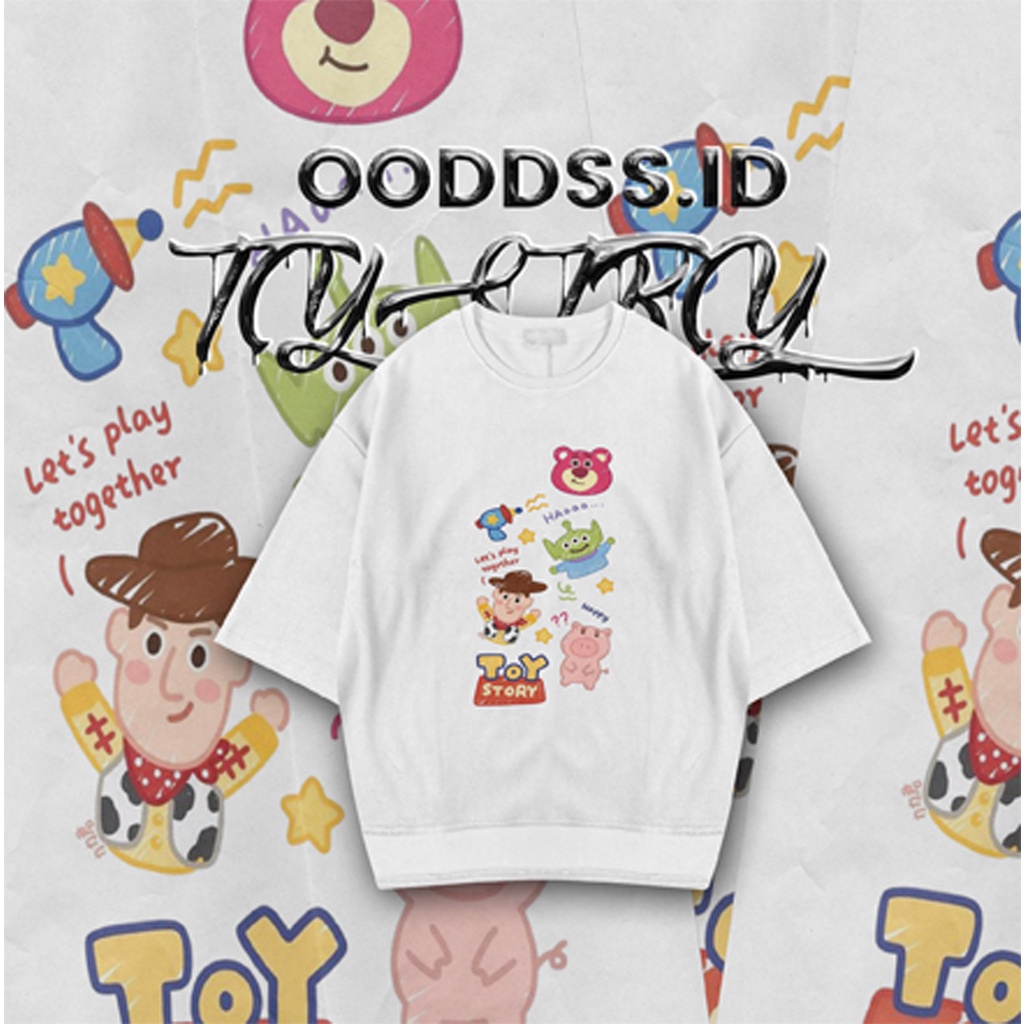 Jual Kaos Oversized Toy Story B | Shopee Indonesia