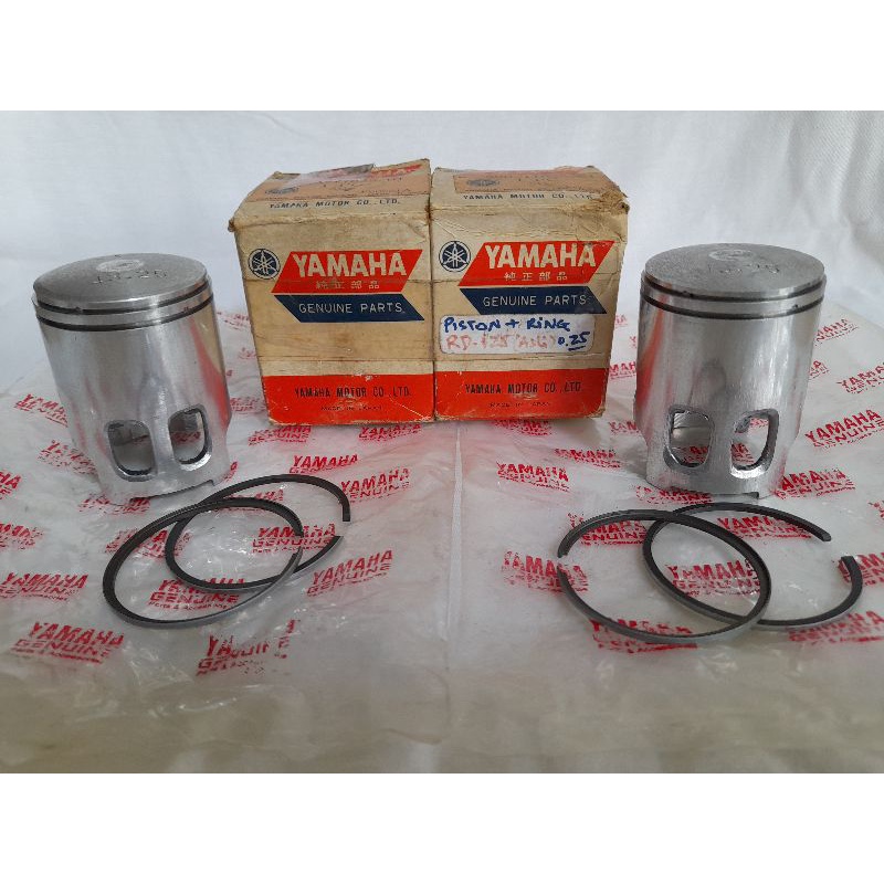 Jual Piston+ring Yamaha twin RD125. size 0.25. Shopee Indonesia