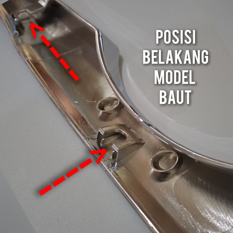 Jual hood moulding list kap mesin innova 2012 2013 2014 2015 model ...