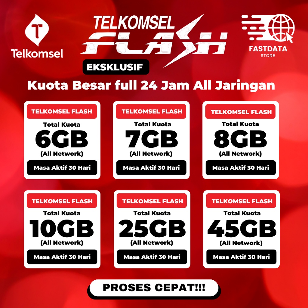 Jual PAKET DATA TELKOMSEL FLASH EKSKLUSIF SUPER MURAH PROSES CEPAT ...