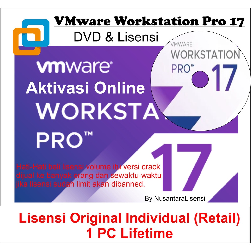 Jual VMware Workstation Pro 17 + Serial Number Original Shopee Indonesia