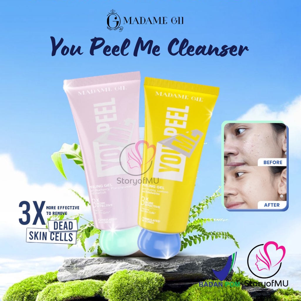 Jual MADAME GIE You Peel Me Cleanser Peeling Gel 100g Blueberry Honey