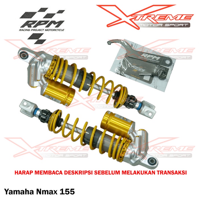 Jual Shock Shok Breaker Shockbreaker Rpm Xmax 250 / Nmax 155 / Aerox ...