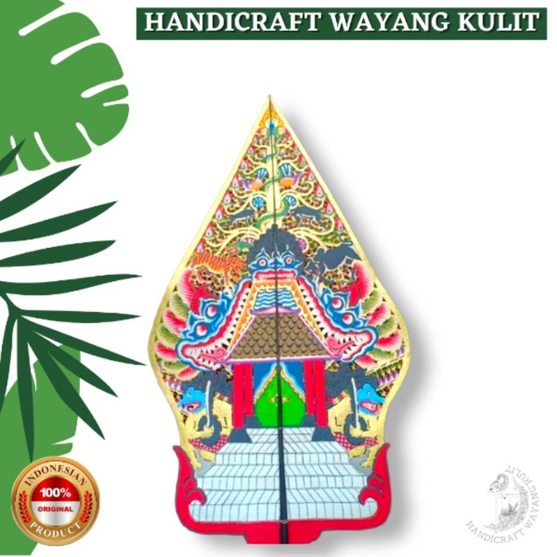 Jual WAYANG Kulit Gunungan Kayon Kulit Sapi Asli Ukuran Standar Dalang