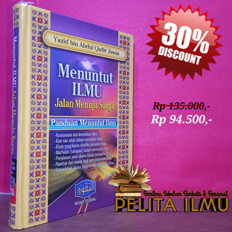 Jual Buku Menuntut Ilmu Jalan Menuju Surga - Panduan Menuntut Ilmu ...