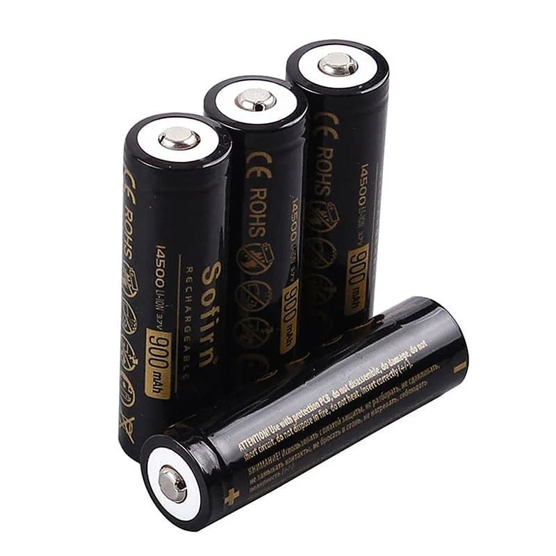 Jual Sofirn Baterai Li-ion 3.7V 14500 900mAh Pin Top | Shopee Indonesia