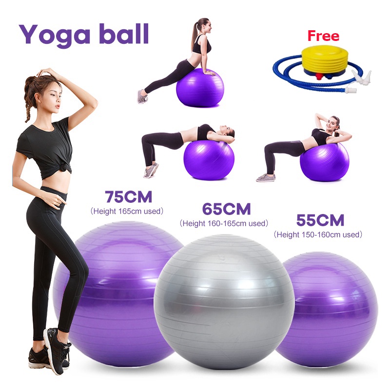 Jual Yoga Gymball Speeds Bola Gym Bola Yoga Ball 55cm 65cm 75cm