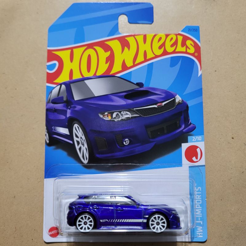Hot Wheels Subaru WRX STi Bianca 1:64 – Modellino Pressofuso HW J-Imports HKK62 Del 2023