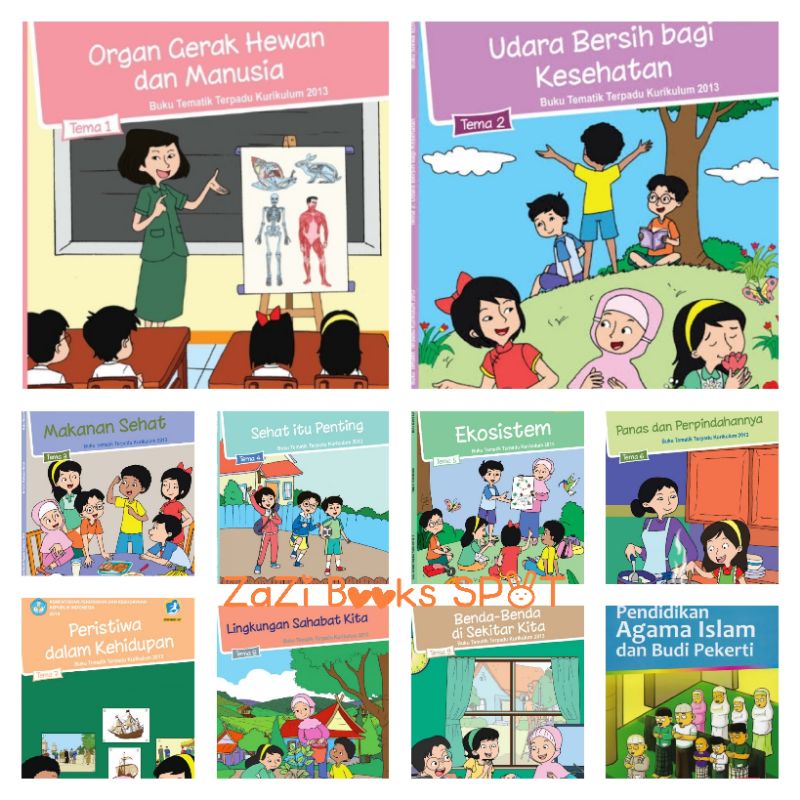 Jual BUKU TEMATIK SD Kelas 5 TEMA 1 2 3 4 5 6 7 8 9 PAI SD Kelas 5 ...