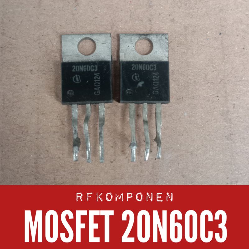 Jual MOSFET 20N60C3 (20A 600V) BODY KECIL | Shopee Indonesia