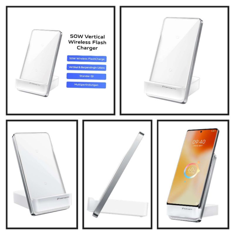 Vivo Original 50W Vertical Wireless Flash Charger