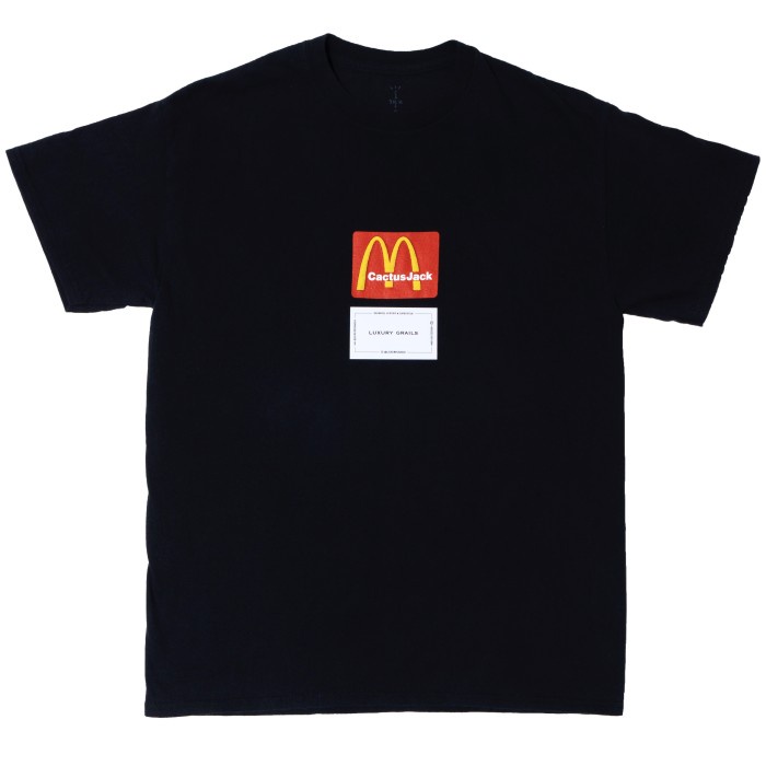 T-shirt Travis Scott X McDonald's Sésame II Noir - Taille L, Cactus Jack, Neuf Avec étiquettes