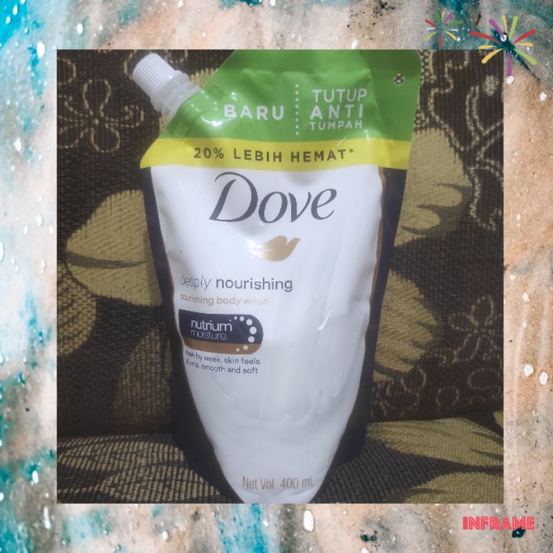 Jual Dove Body Wash Deeply Nourishing 400ml | Shopee Indonesia