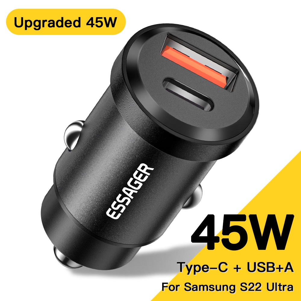 Jual Essager W W Car Fast Charging Charger Usb Type C Pd Qc