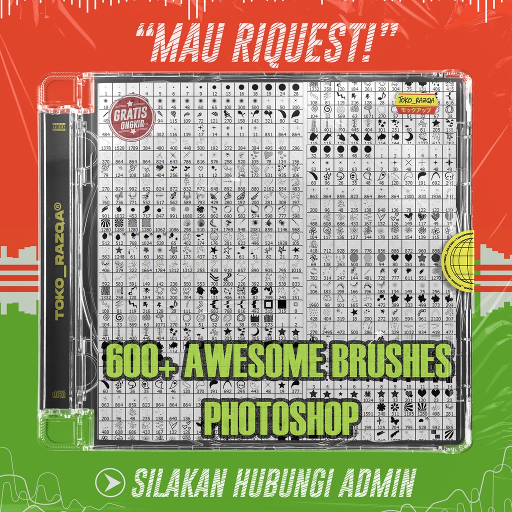 Jual 600+ Awesome Brushes For & Clip Studio Paint PS/CSP