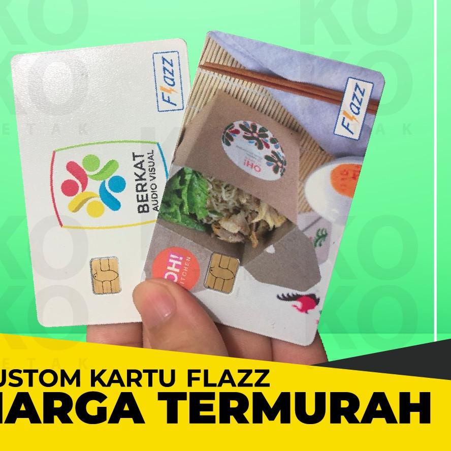 Jual New Stock Custom Kartu FLAZZ 2 sisi Bisa Cetak Foto / Gambar Bebas