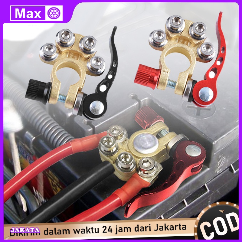 Jual Kepala Aki Klem Aki Terminal Accu Mobil Bahan Tembaga Murni ...