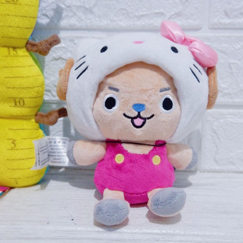 Jual Boneka anime onepiece one piece chopper x hello kitty ori Shopee