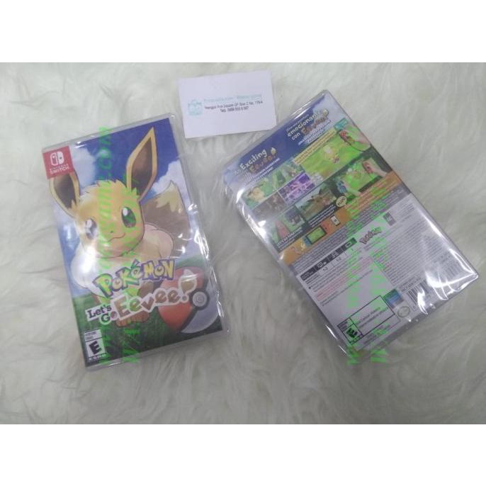 Jual Nintendo Switch Pokemon Let S Go Eevee Usa Asia English Shopee Indonesia