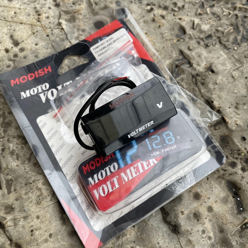 Jual Volmeter Digital Waterproof Universal Volt Meter Modish Indikator ...