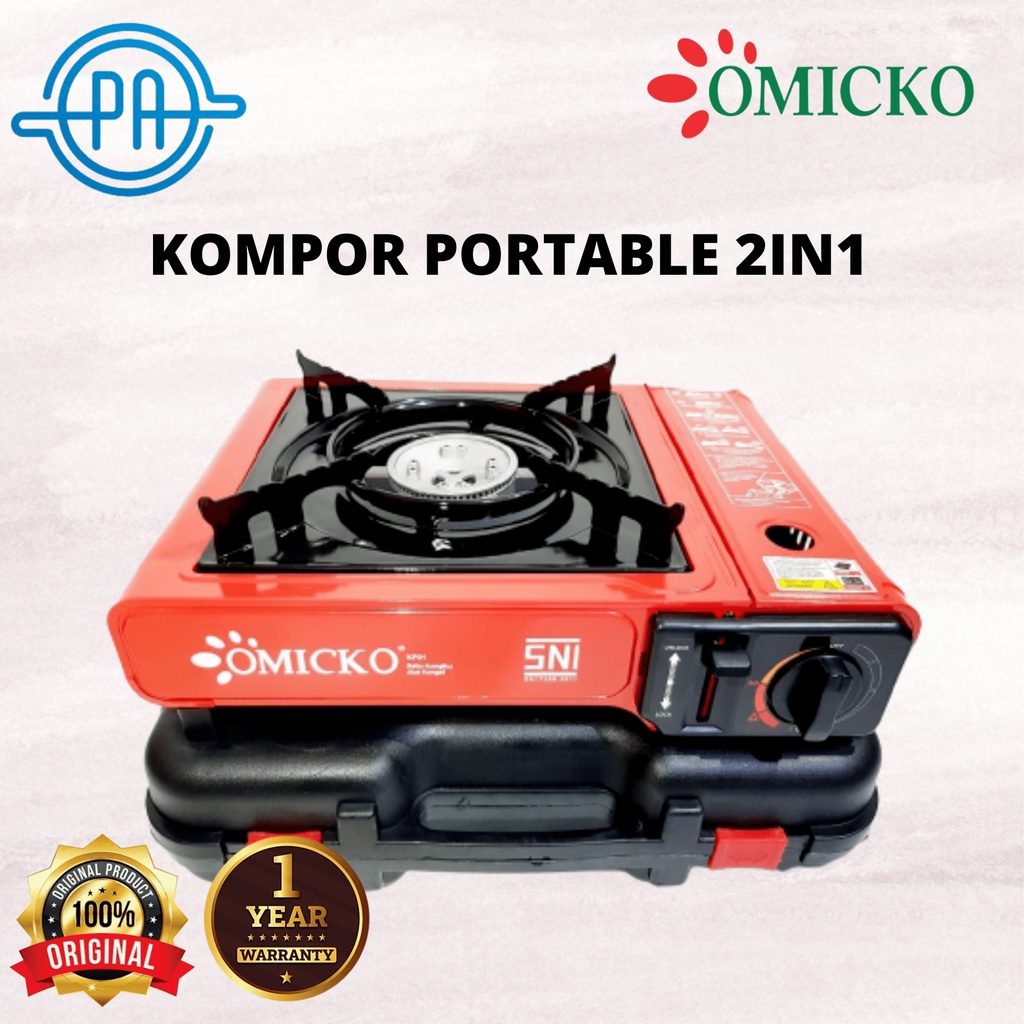 Jual Kompor Portable Omicko In Gas Kaleng Lpg Free Tas Kompor Shopee Indonesia