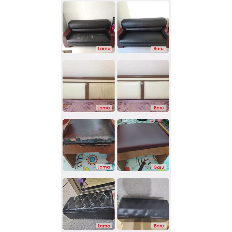 Jual Sticker stiker tambalan kulit sofa jok mobil motor sepeda PU ...