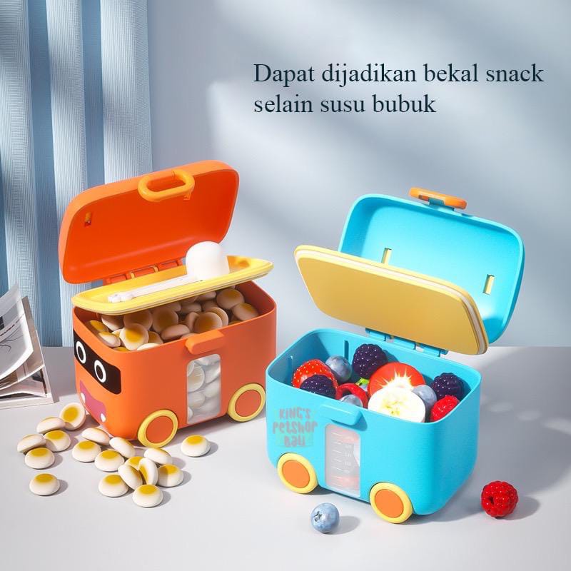 Jual MILK AND PET FOOD MINI CONTAINER BUS / Tempat Susu / Box Milk ...