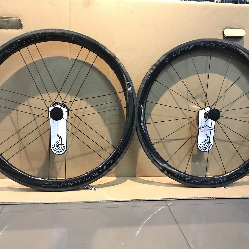 Jual Campagnolo Bora WTO 45 Rim Brake Wheel Set Sepeda Campy Original Shopee Indonesia