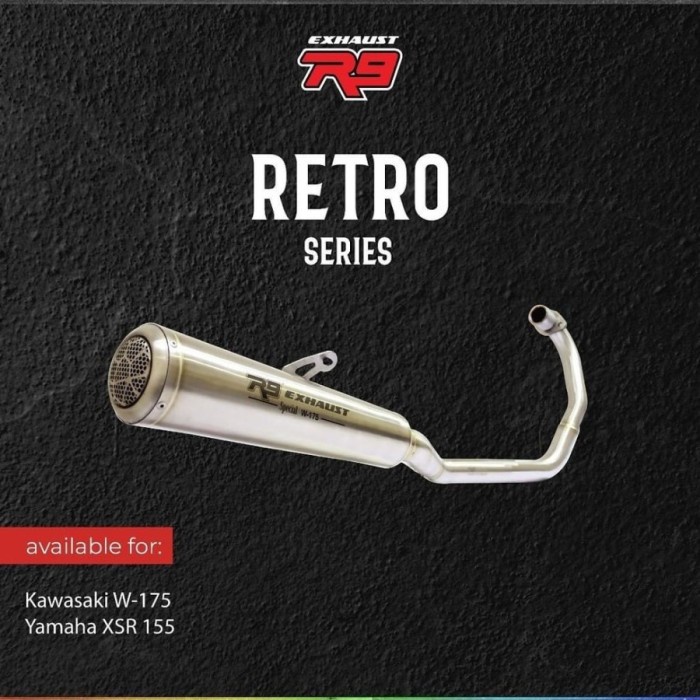Jual Knalpot Racing R9 Retro Yamaha Xsr 155 Fullsystem #Original ...