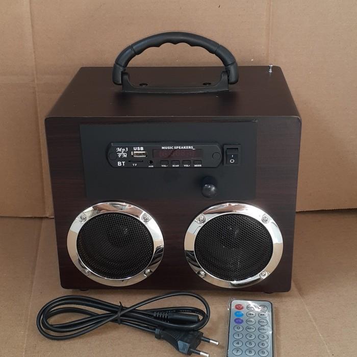 Jual Music Box Speaker Rakitan 3 Inchi Stereo Mp3 Player Radio Fm