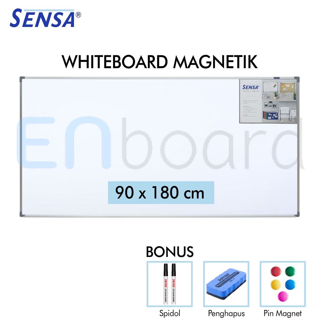 Jual Papan Tulis Whiteboard / White Board Gantung Magnet Single Face ...