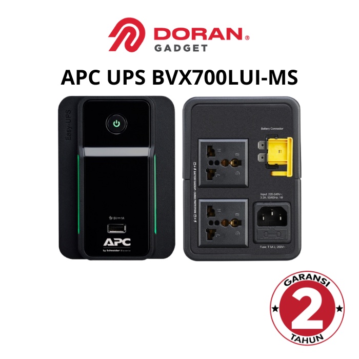 Jual UPS APC Easy BVX700LUI-MS 700VA 230V AVR USB Charging Universal ...