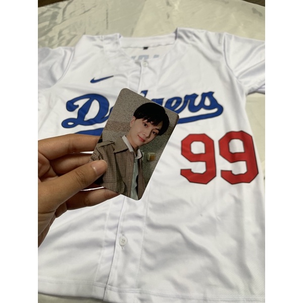 Jual Jersey Baseball Dodgers Enhypen Premium, all member + Custom name yes  - JUNGWON, XXXL - Kota Bandung - _apparel Baseball