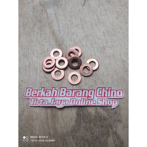 Jual Ring Tembaga M8 Baut 12 Mur Head Kop Deksel Honda Cb Gl Megapro Tiger Shopee Indonesia