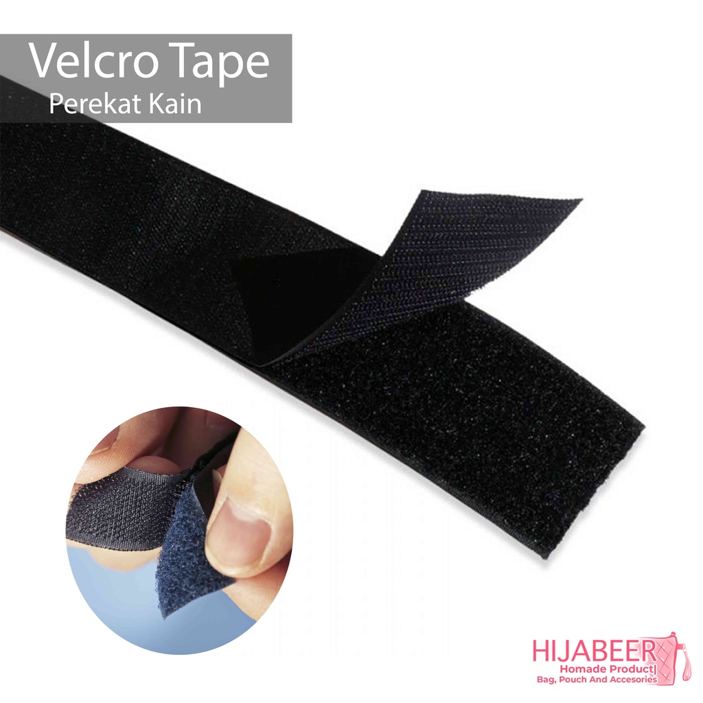Jual Velcro Tape Perekat Kain 2,5cm HARGA PER ROLL | Shopee Indonesia