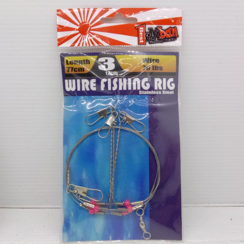 Jual Rangkaian Kawat Sling Ichiban, Wire Fishing Rig. | Shopee Indonesia
