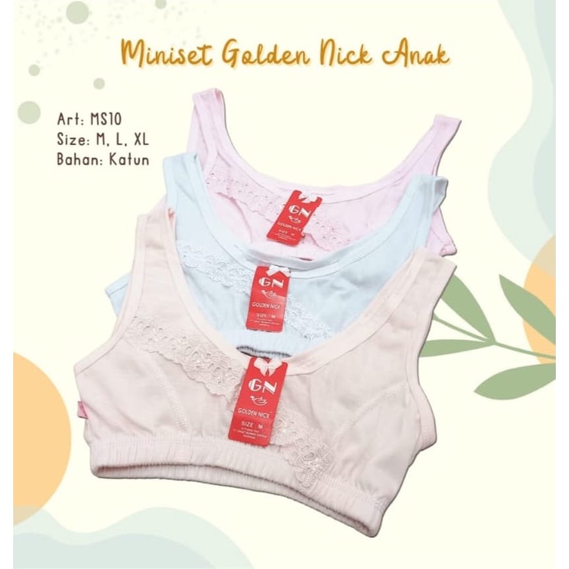 Jual 3 Pcs Miniset Renda Golden Nick - Miniset Anak Perempuan - Mix 3 ...
