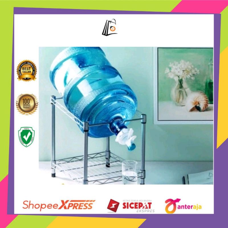 Jual Rak Galon Single/Rak galon/Tempat galon/Rak besi/Rak/Tempat