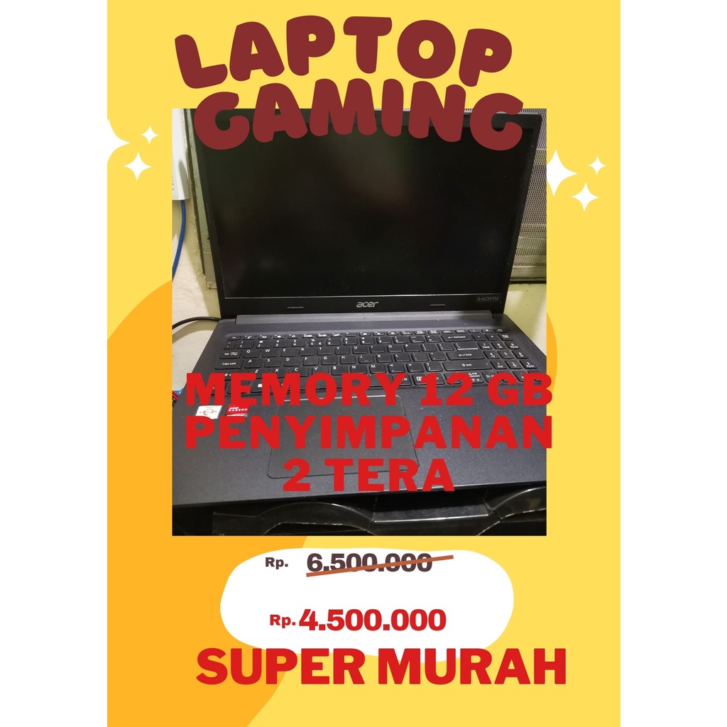 Jual Laptop Gaming Murah Acer | Shopee Indonesia