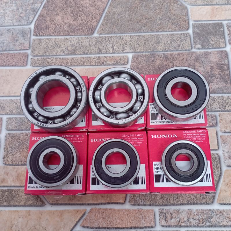 Jual RR Laher bearing rasio gear box vario 125 150 pcx 125 paket isi