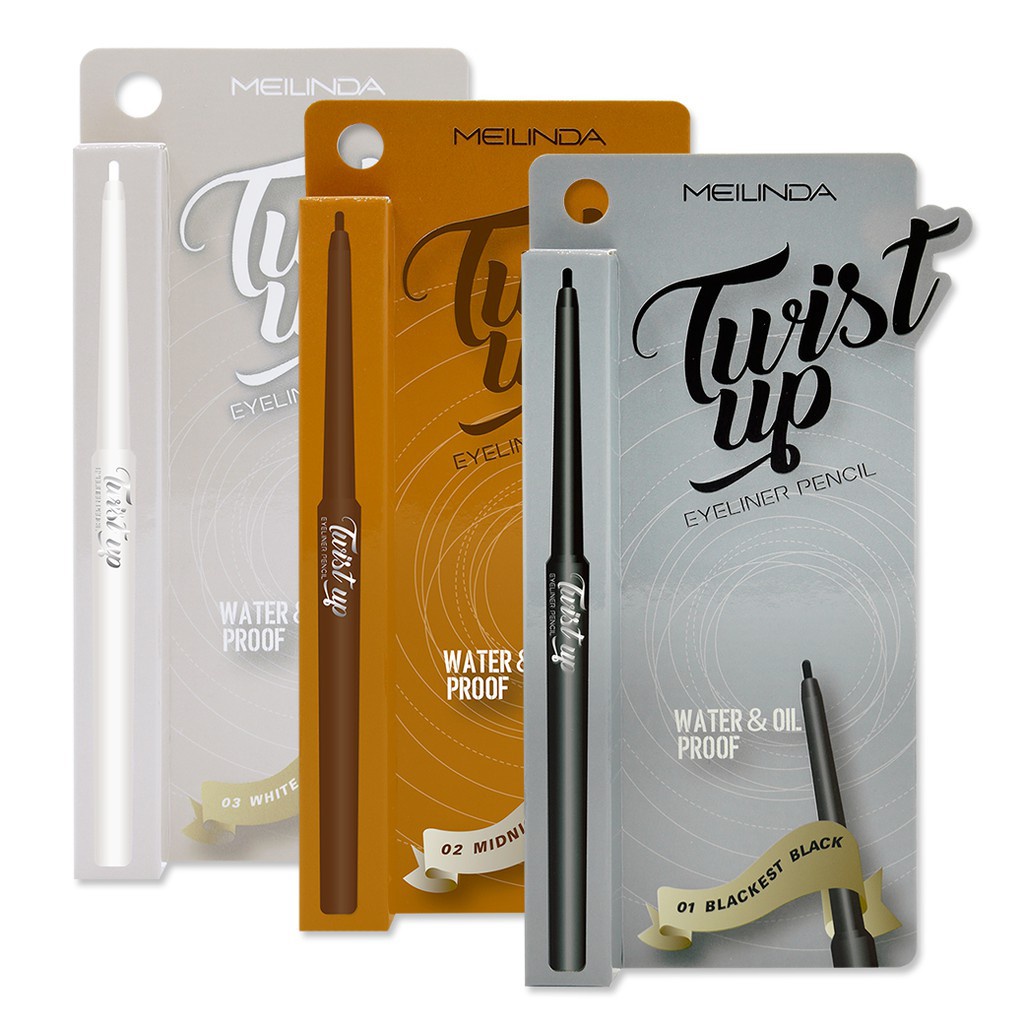 Jual Meilinda Eyeliner Pencil Twist Up Shopee Indonesia