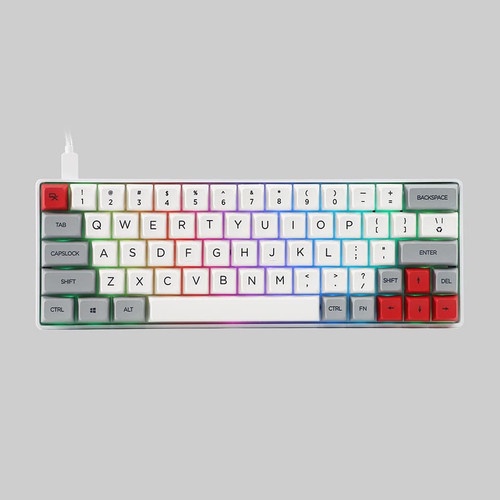 Jual KEYBOARD GAMING MECHANICAL REXUS DAXA M64 CLASSIC WHITE RED SWITCH ...