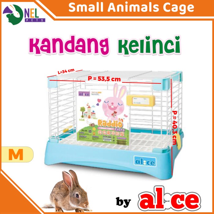 Jual KANDANG KELINCI RABBIO M / RABBIT HOUSE/ RABBIT CAGE / KANDANG ...