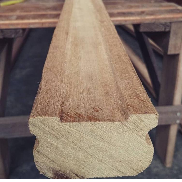 Jual ((K-7-9 > Hand Railing Pegangan Railing Tangga Kayu Meranti amanah ...